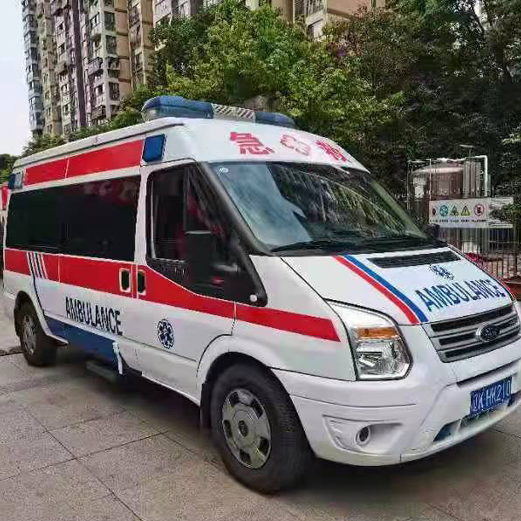 阜康长途救护车护送病人返乡